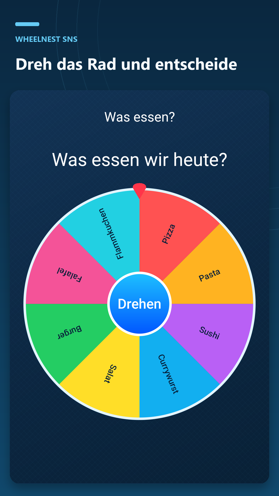 Gleiche positive Gewichte geben allen verfügbaren Optionen dieselbe Chance. Unterschiedliche Gewichte verändern die Wahrscheinlichkeiten.